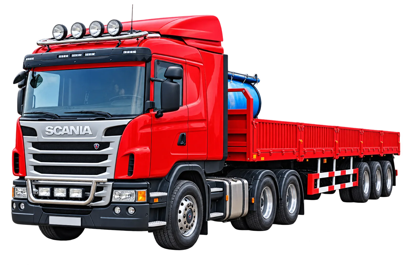 Бортовой длинномер Scania